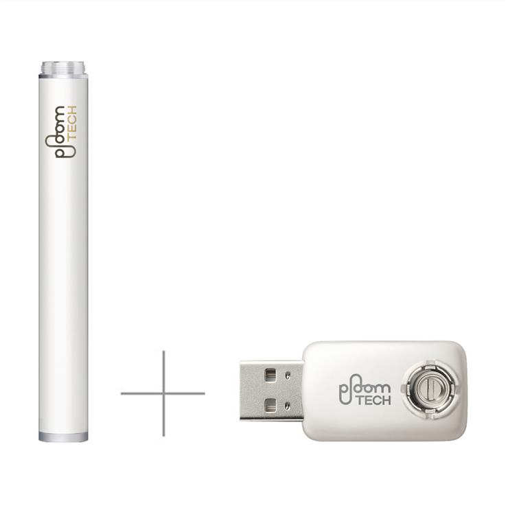 プルームテック バッテリー ＋ USBチャージャー ＜Ver. 1.5 ホワイト/ブラック＞