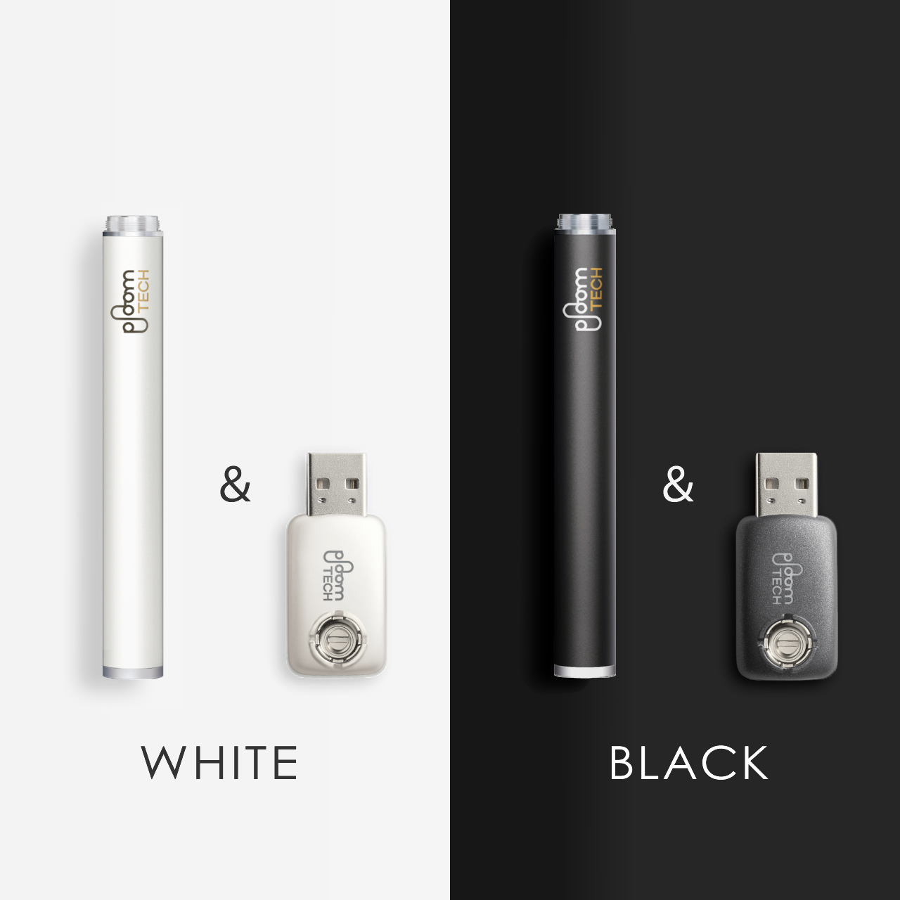 プルームテック バッテリー ＋ USBチャージャー ＜Ver. 1.5 ホワイト/ブラック＞